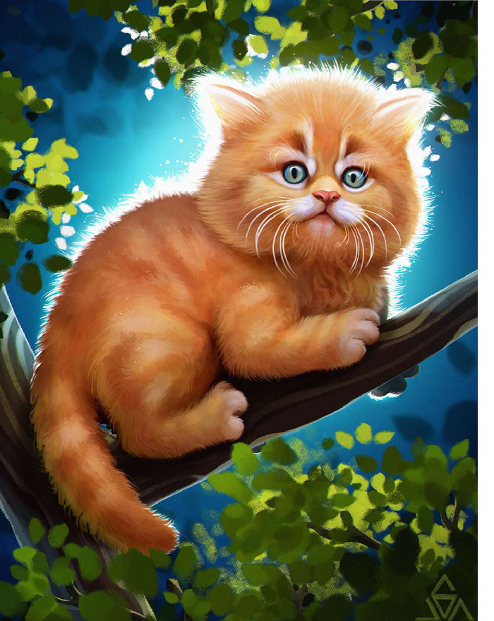 Semi-realistic Portrait example